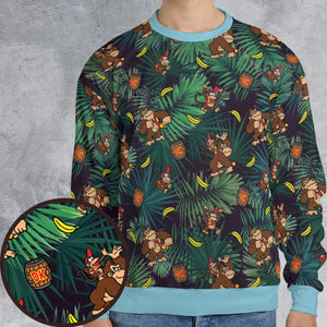 Donkey Kong Nintendo Video Games All-over Print Sweatshirt