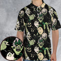 The Villains Pattern AOP Men/Women Polo Shirt