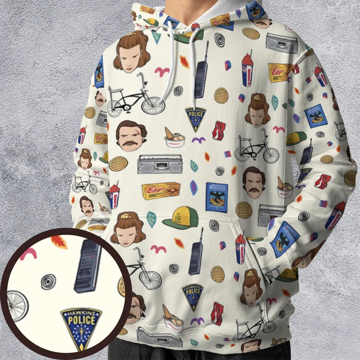 Stranger Things Collection All-over Print Hoodie