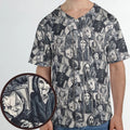 Halloween Horror Villains Unisex Baseball Jersey