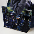 Kingdom Hearts Starry Night Large Tote Bag