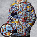 King Arthur Sword And The Stone All-over Print Hoodie