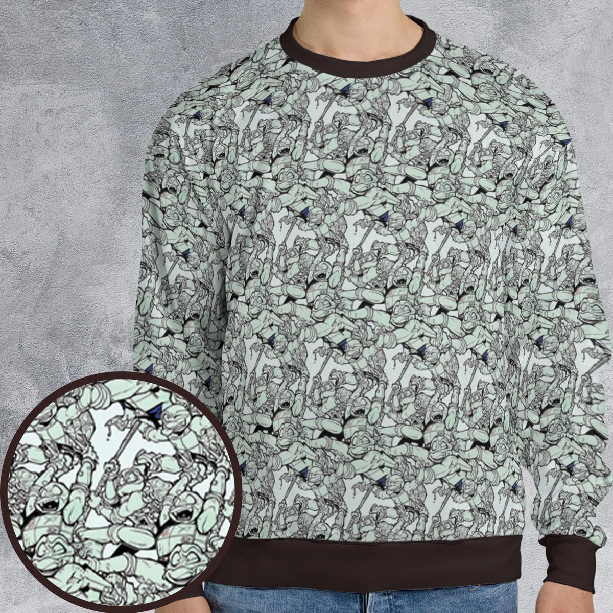 Rise of the TMNT All-over Print Sweatshirt