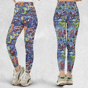 Web Slinger Spider Man Legging