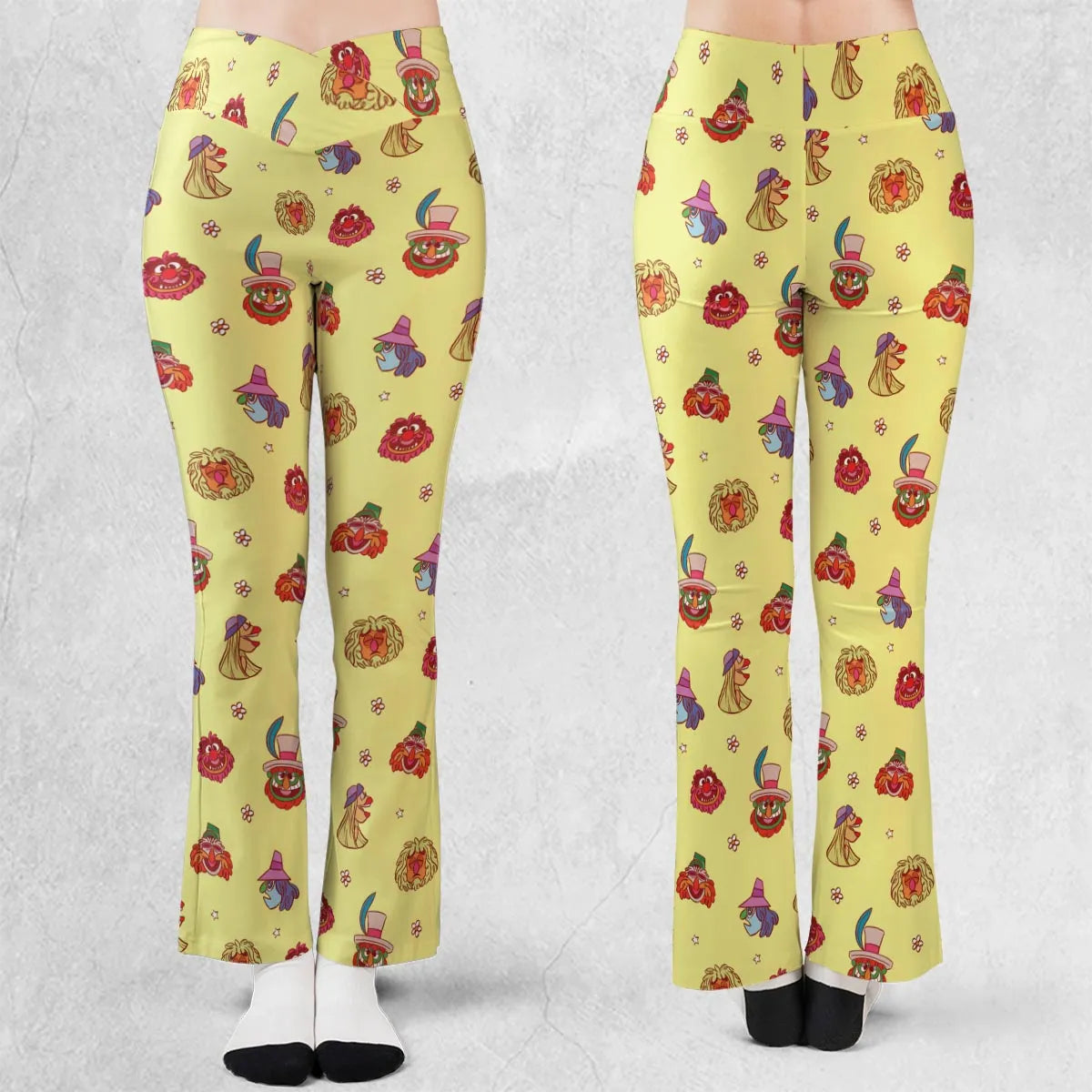 The Electric Mayhem Characters The Muppet Show Flare Leggings