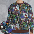 I Ain't Afraid Of No Ghosts All-over Print Sweatshirt