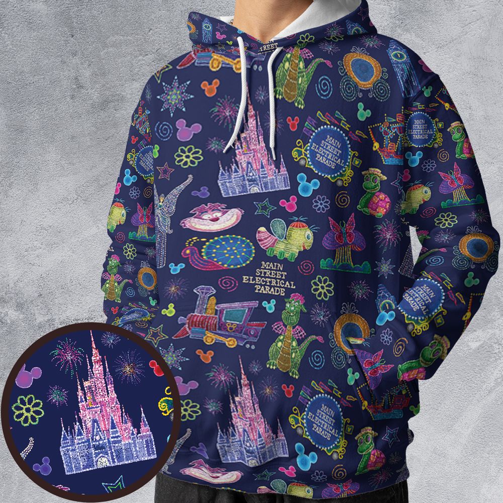 All-over Print Hoodie - R3NWZRQG -  - 1