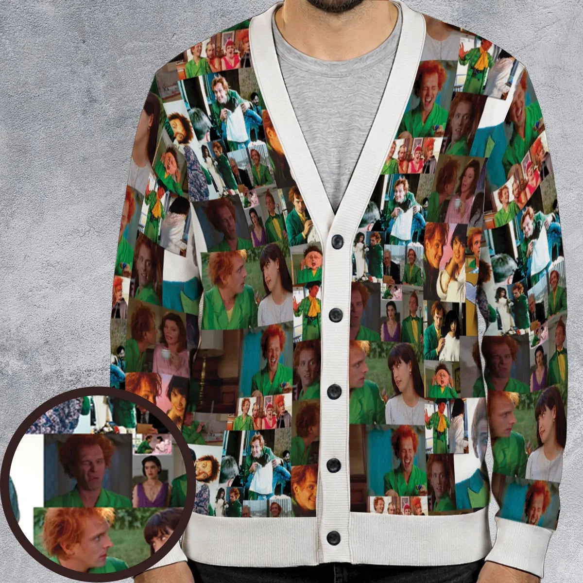 Cult Movie Drop Dead Fred Cardigan
