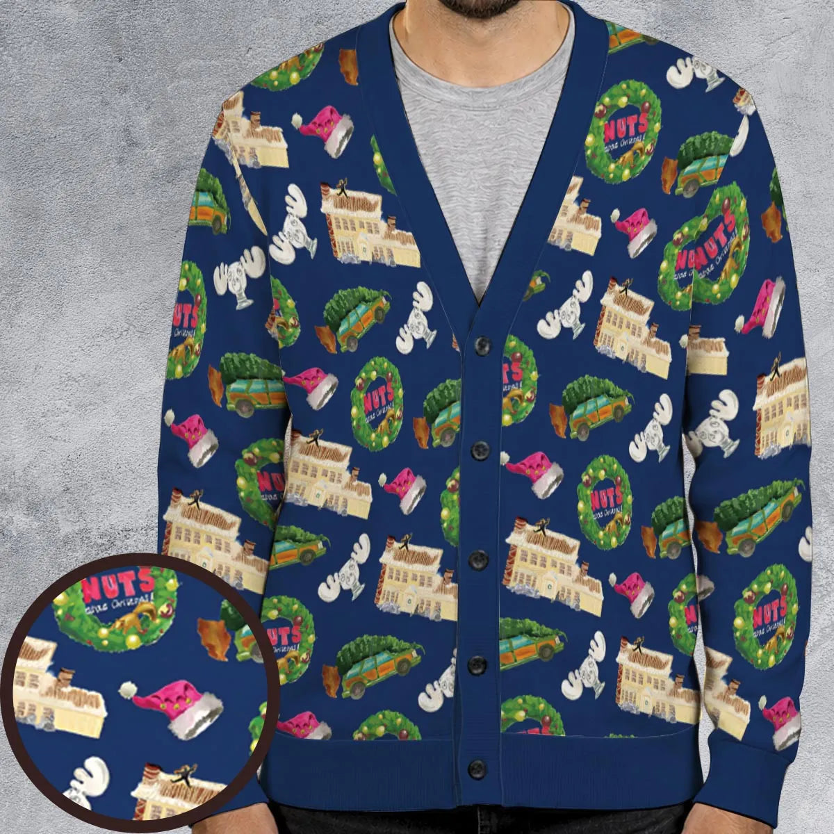 National Lampoon Christmas Vacation Cardigan