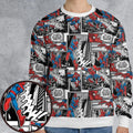 Spider Man Comic Pattern All-over Print Sweatshirt