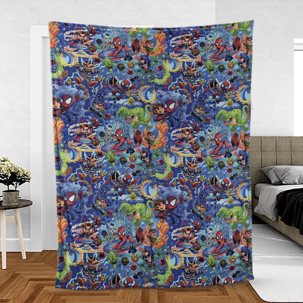 Web Slinger Spider Man Fleece Blanket