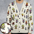 Doctor Who and Mr Men Pattern Cardigan