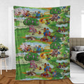 A Big Treehouse Berenstain Bears Fleece Blanket