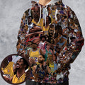 Basketball Superstars All-over Print Hoodie
