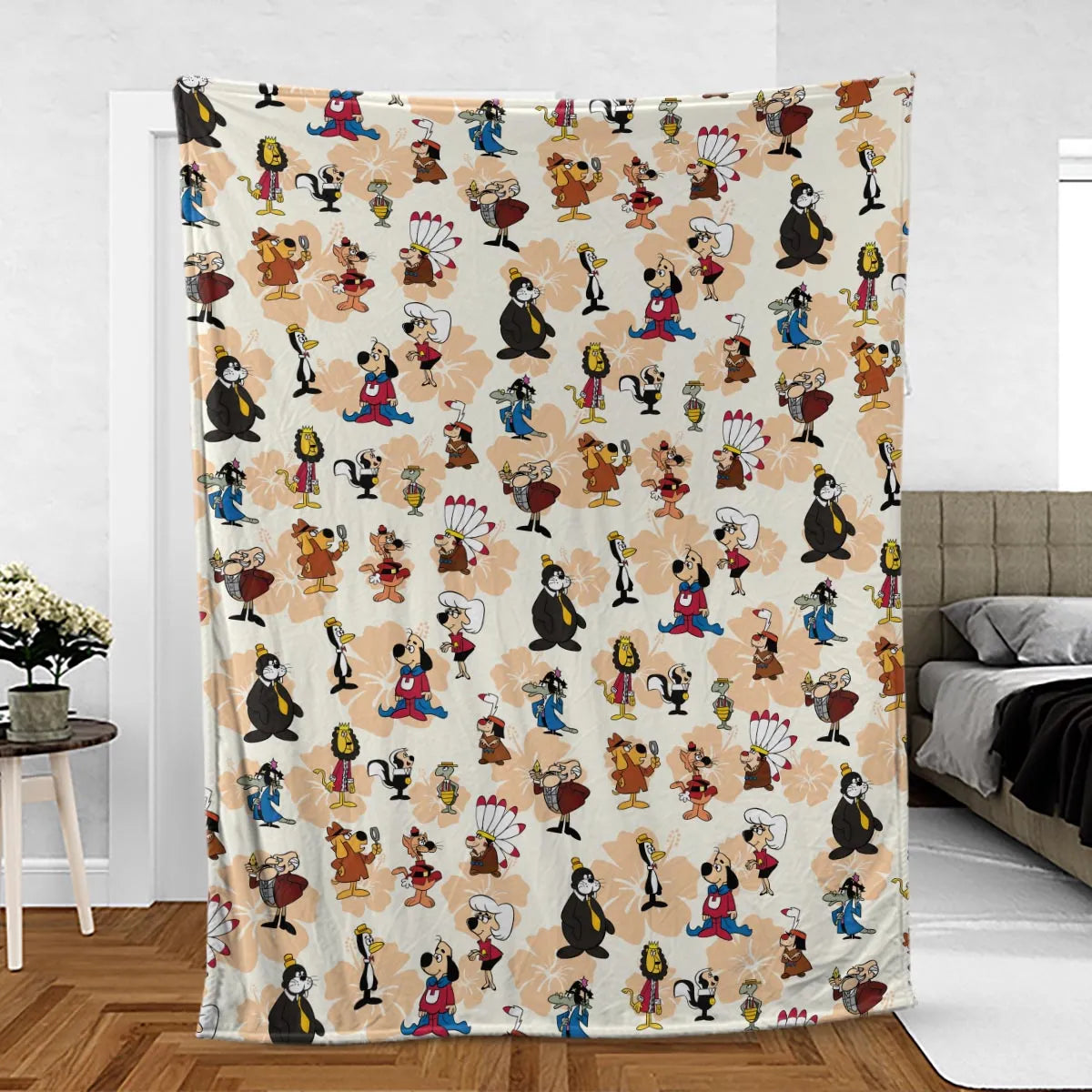 Nostalgia Underdog Characters Fleece Blanket