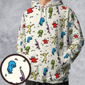 Emotions Pop Inside Out Haring All-over Print Hoodie