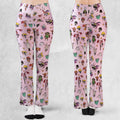 Power Puff Girls Characters Pattern Flare Leggings