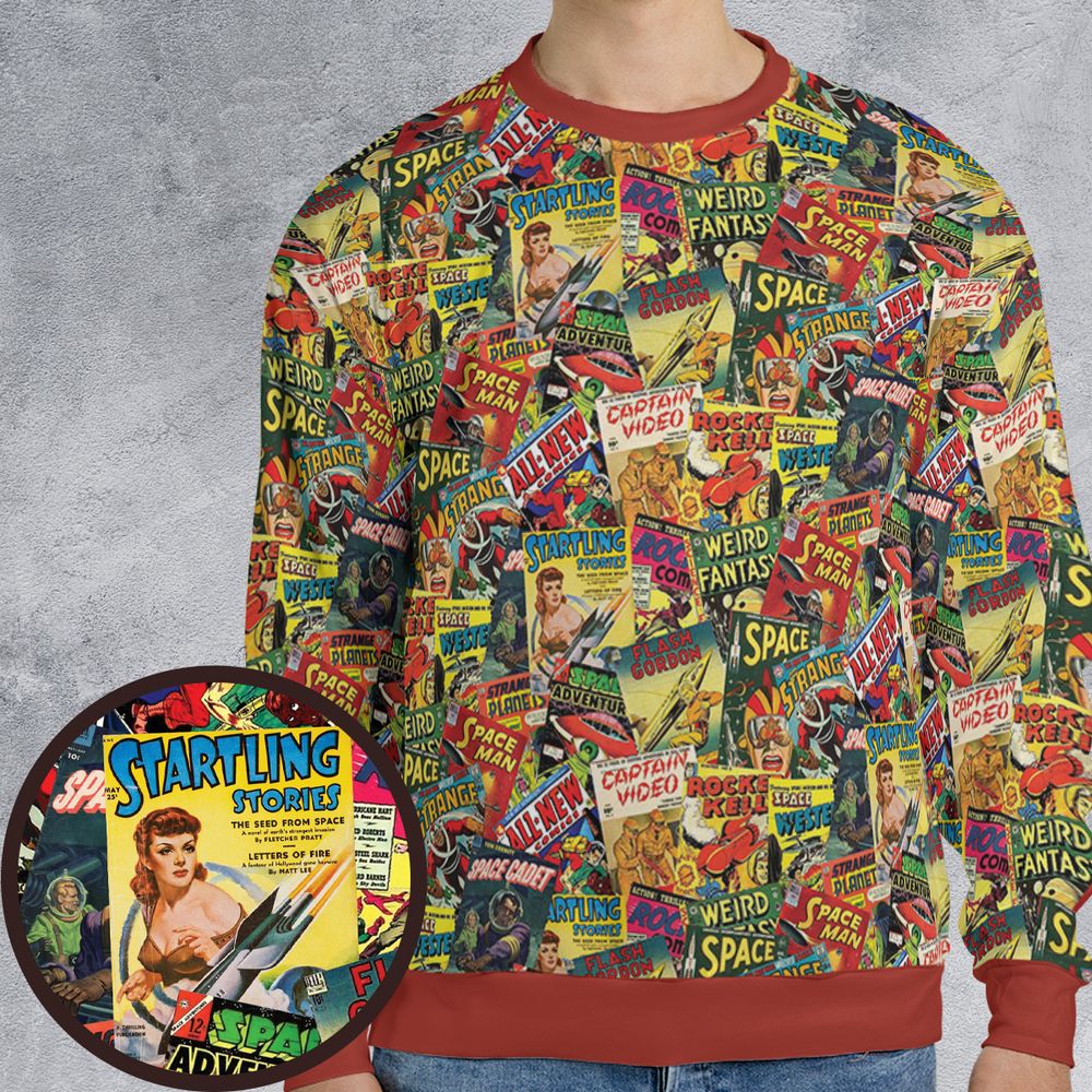 All-over Print Sweatshirt - PWBEKN7Z -  - 1