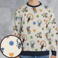 Water Earth Fire Air Bender Futurama All-over Print Sweatshirt