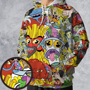 Pure Chaos Aqua Teen Hunger Force All-over Print Hoodie