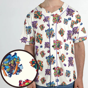 TMNT Break The Wall Unisex Baseball Jersey