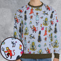 Halloween Costume The Simpsons All-over Print Sweatshirt