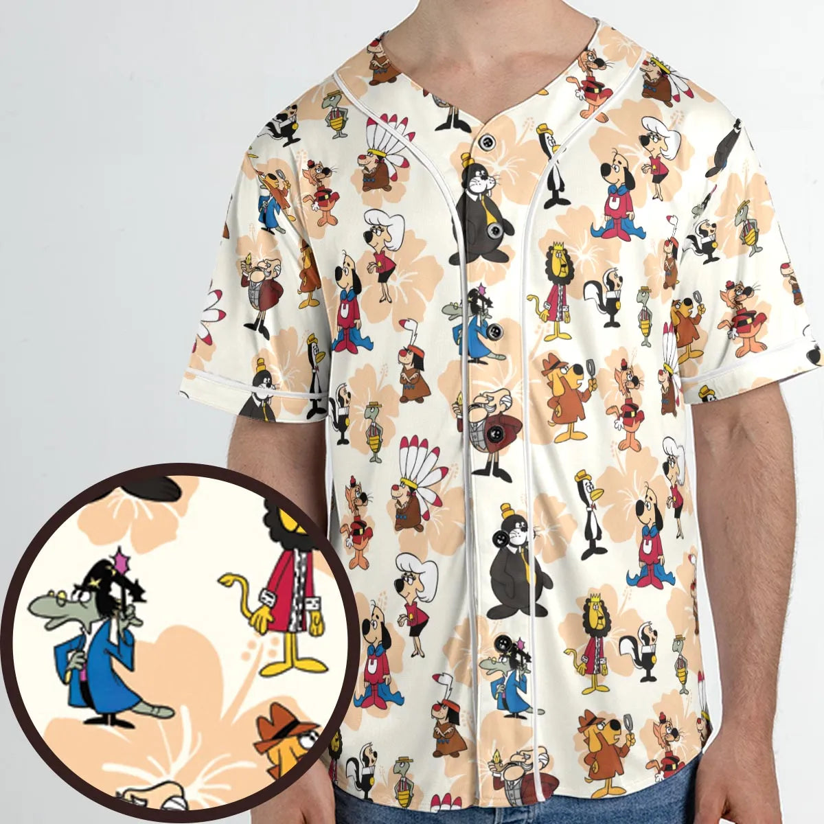 Nostalgia Underdog Characters Unisex Baseball Jersey