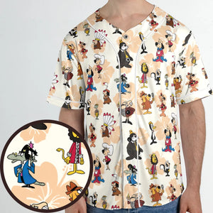 Nostalgia Underdog Characters Unisex Baseball Jersey