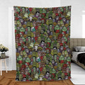 All The Monsters Are Here Fleece Blanket