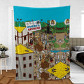 Where's Arthur Monty Python and the Holy Grail Fleece Blanket