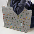Escape from the Death Star Star Wars Large Tote Bag