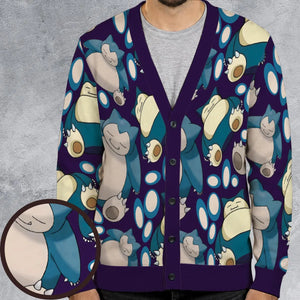 Snorlax Pokemon Cardigan