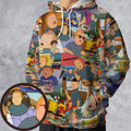 Bobby Face King Of The Hill All-over Print Hoodie