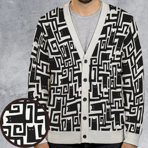 Cat Maze Cardigan