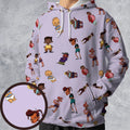 Bebe's Kids Characters All-over Print Hoodie