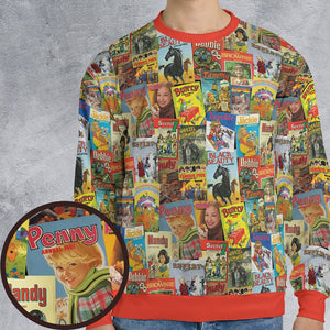 All-over Print Sweatshirt - YVVXEBER -  - 1