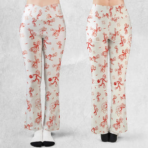 Vintage Style Nostalgic Reddy Kilowatt Flare Leggings