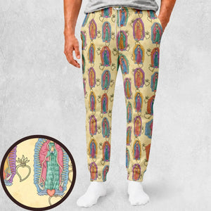 Pattern of Virgin of Guadalupe Sweatpants
