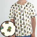 Teenage Mutant Ninja Turtles in Kidrobot style Unisex Baseball Jersey