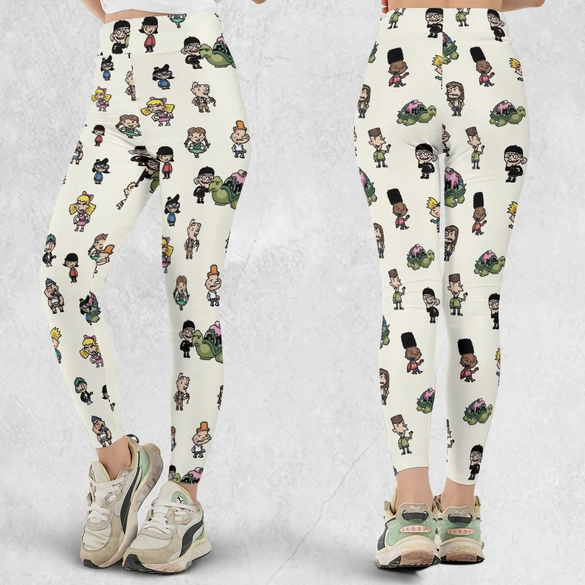 Hey Arnold Characters Legging