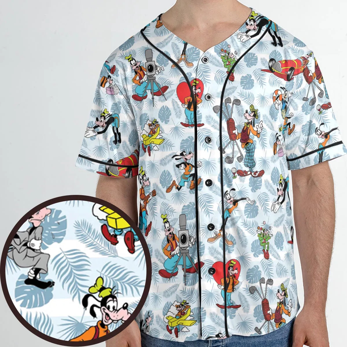 Goofy Be Mine Unisex Baseball Jersey