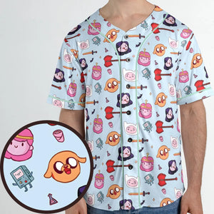 The Gang Adventure Time Unisex Baseball Jersey