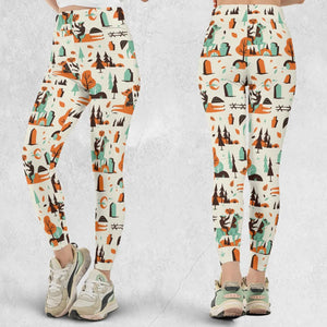 Halloween folklore The Headless Horseman Legging