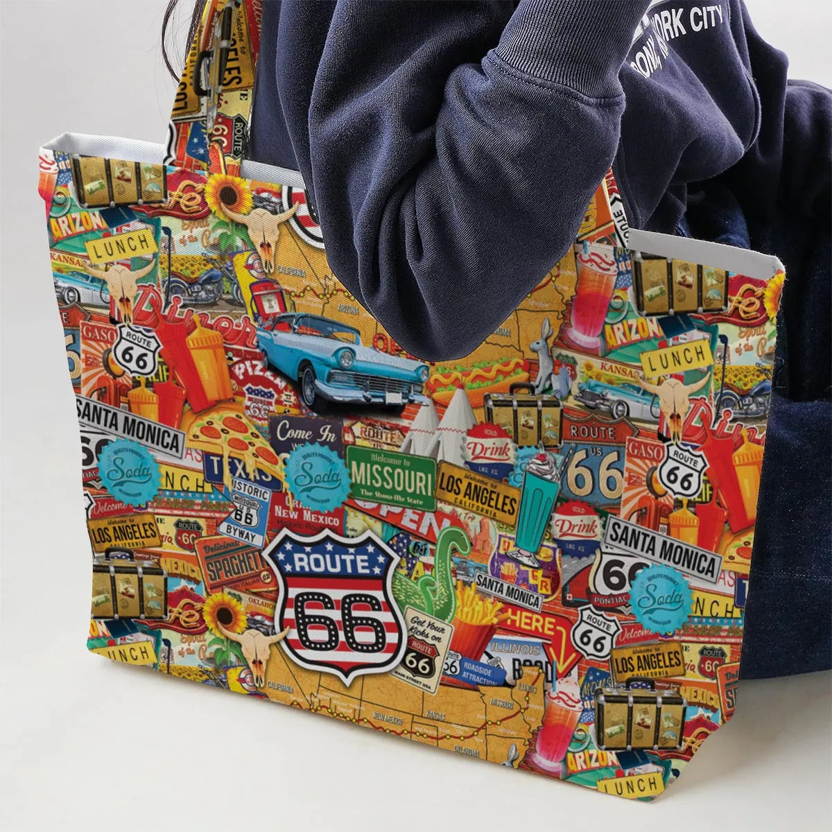 Main State of America Large Tote Bag