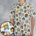 Retro TV The Brady Bunch Characters AOP Men/Women Polo Shirt