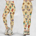 Nostalgic Cat Garfield's Halloween Adventure Legging