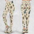 A Christmas Carol Characters Pattern Legging