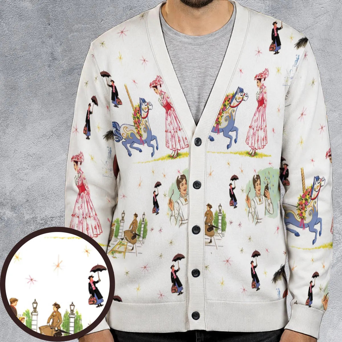 Vintage Mary Poppins Cardigan