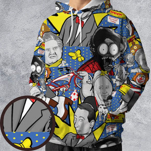 Don't Leave The House Today Pee Wee's Big Adventure All-over Print Hoodie