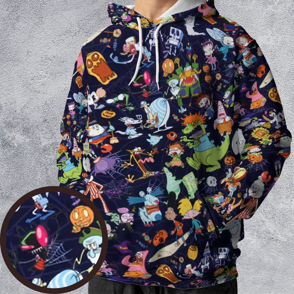 Nickelodeon Halloween Party All-over Print Hoodie